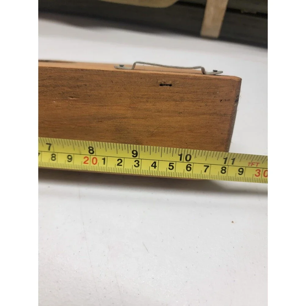 Handmade Wood Heart Cutout Wall Shelf  11”Long Small Shelf